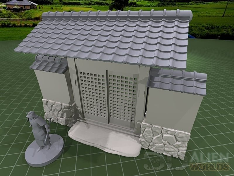 Samurai Walls and Defenses Bundle – Fortify Your Table (28mm/32mm/40mm) - Northern Foundry