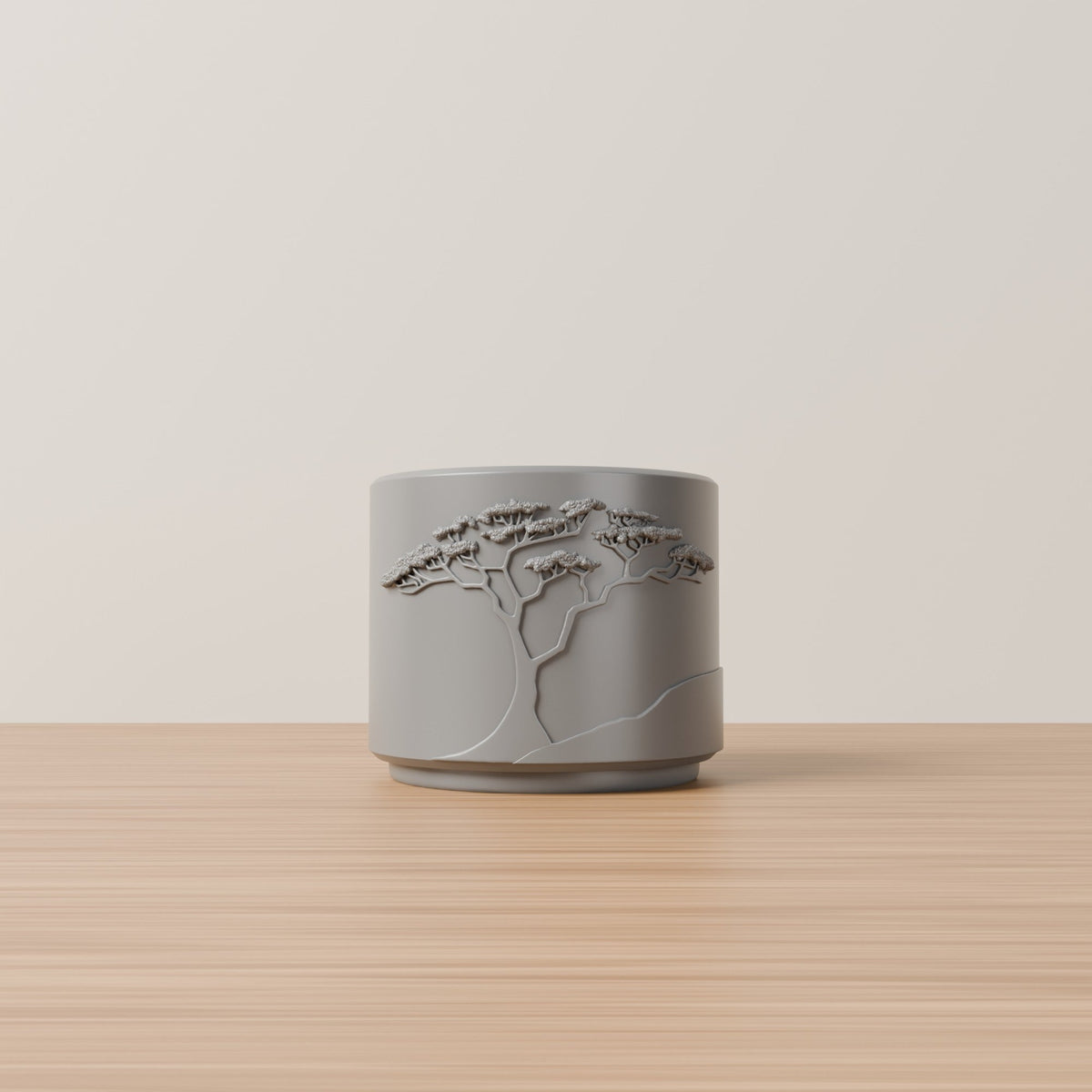 Savanna Tree Planter – Acacia Relief Plant Pot - Northern Foundry