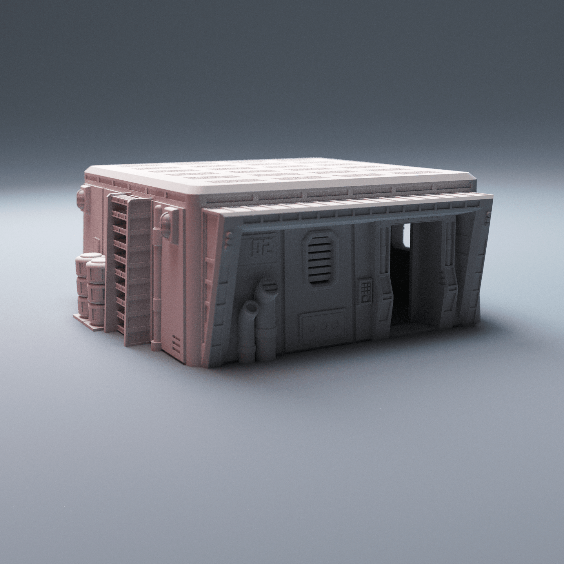 Sci-Fi Uladh Starport Buildings Bundle – 6 Outpost Structures (28mm/40mm, Stargrave) - Northern Foundry