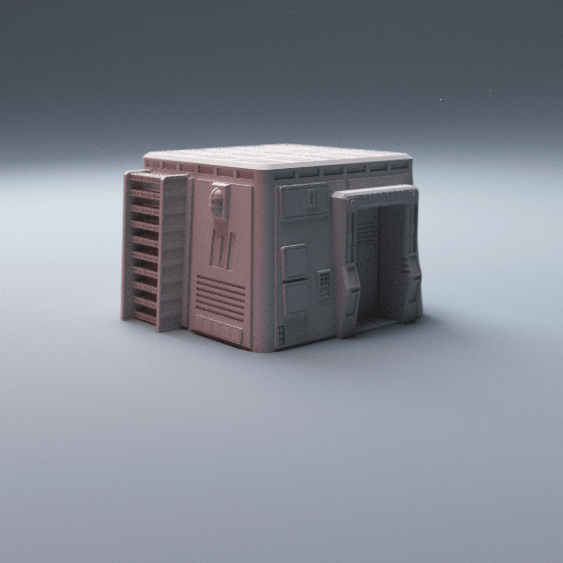 Sci-Fi Uladh Starport Buildings Bundle – 6 Outpost Structures (28mm/40mm, Stargrave) - Northern Foundry
