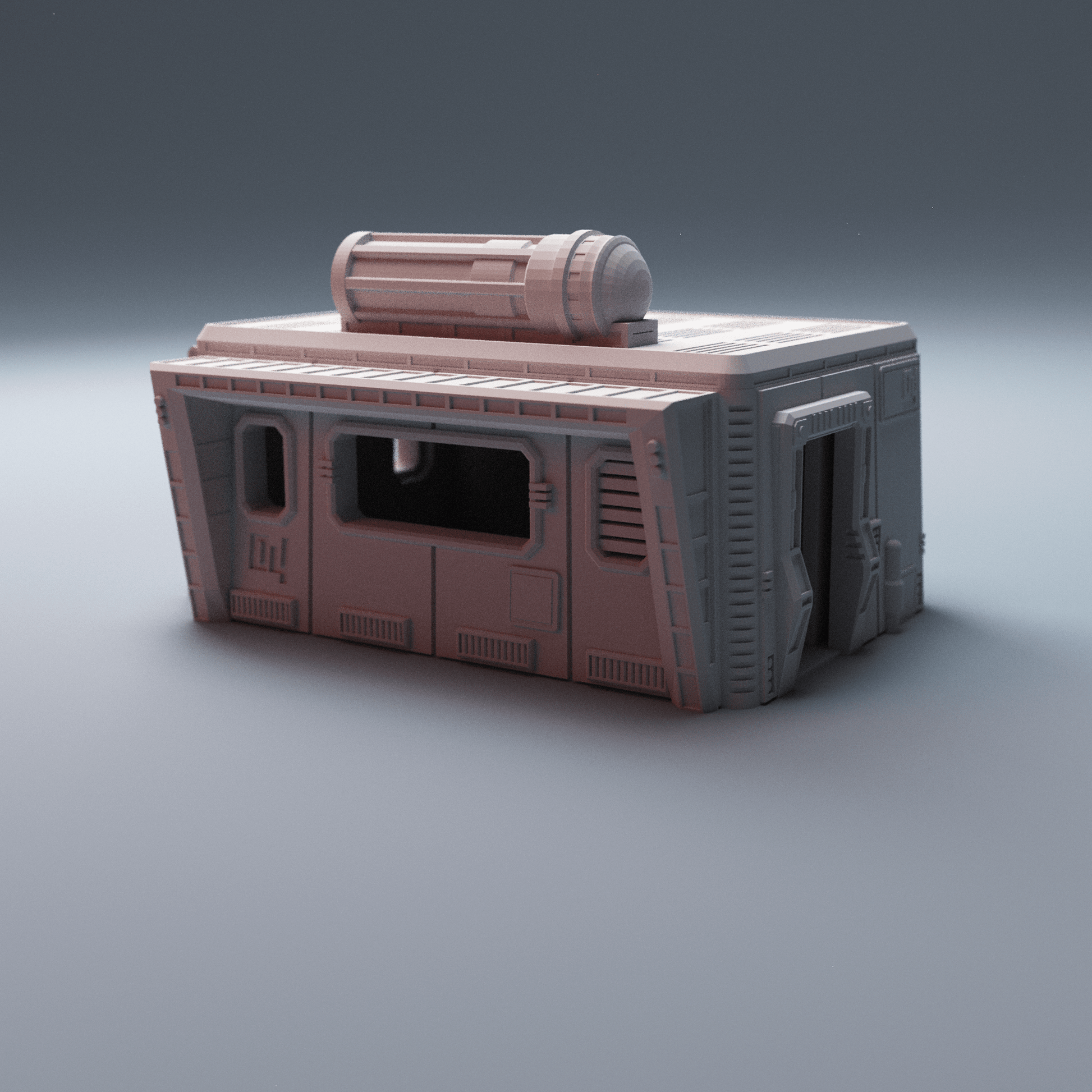 Sci-Fi Uladh Starport Buildings Bundle – 6 Outpost Structures (28mm/40mm, Stargrave) - Northern Foundry