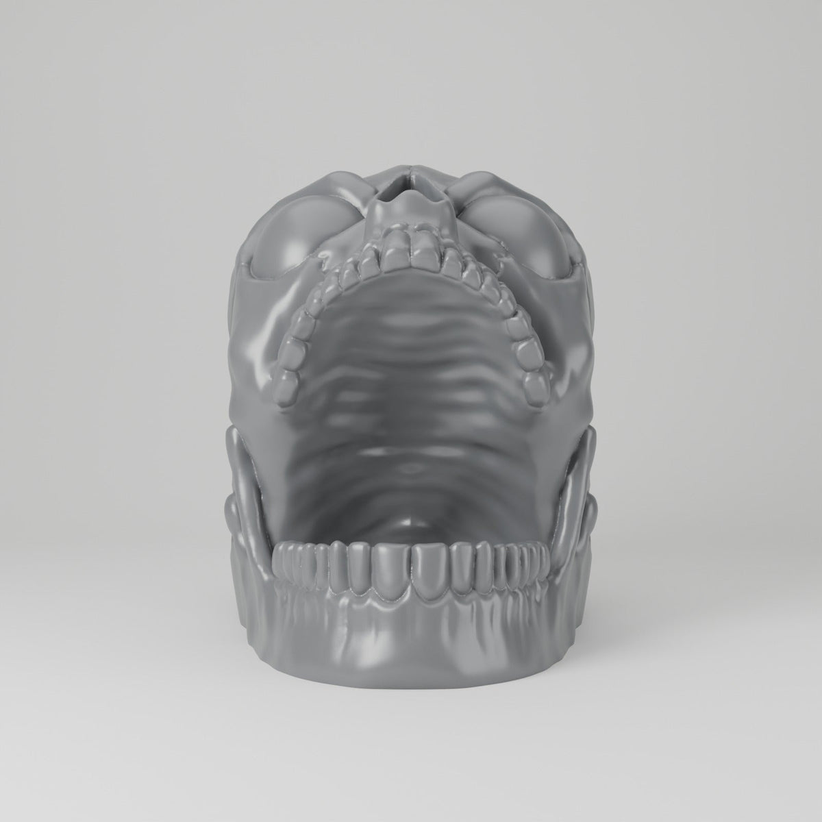 Screaming Skull Controller Holder – Gothic Gaming Desk Stand - Northern Foundry