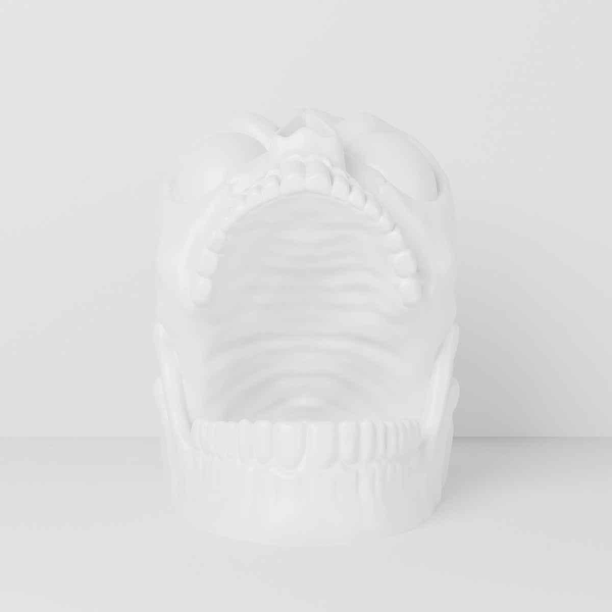 Screaming Skull Controller Holder – Gothic Gaming Desk Stand - Northern Foundry