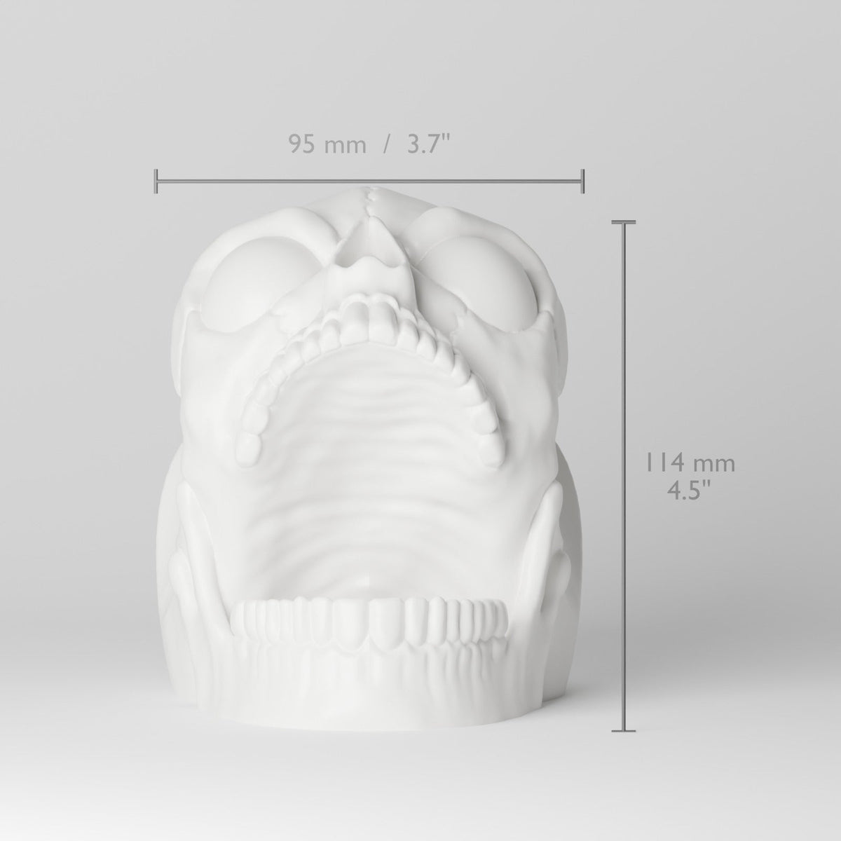 Screaming Skull Controller Holder – Gothic Gaming Desk Stand - Northern Foundry