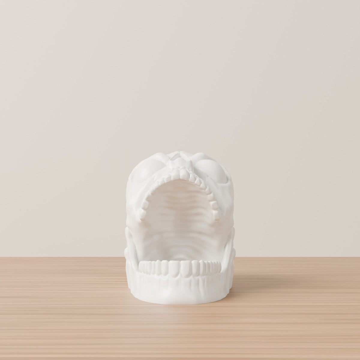 Screaming Skull Controller Holder – Gothic Gaming Desk Stand - Northern Foundry