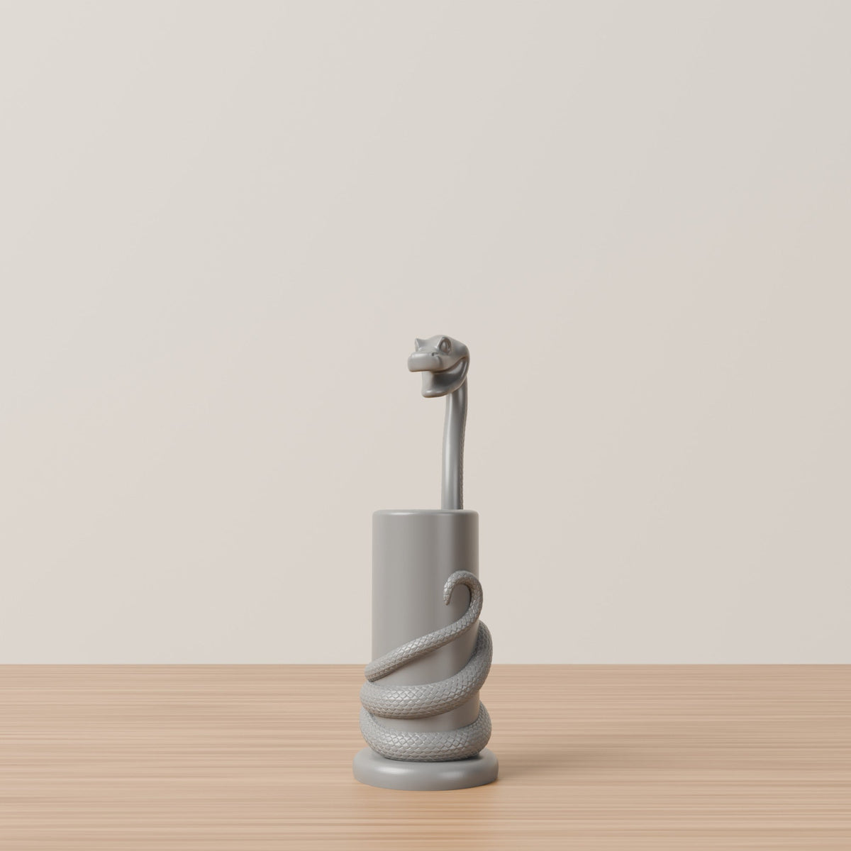 Serpent Pen Holder – Coiled Snake Brush and Pen Cup - Northern Foundry