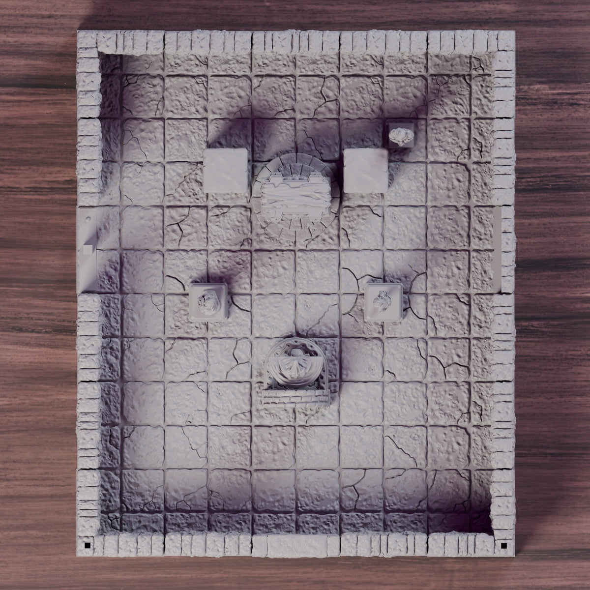 Shrine & Altar Room 6x8" Temple – Dragonlock 28mm Dungeon - Northern Foundry