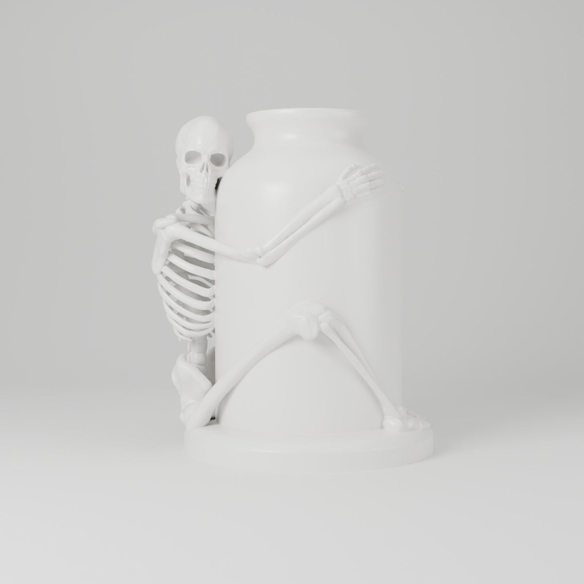 Skeleton Embrace Vase – Gothic Halloween Decor - Northern Foundry