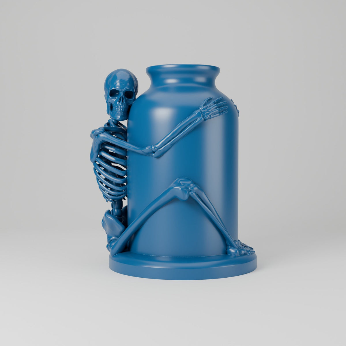 Skeleton Embrace Vase – Gothic Halloween Decor - Northern Foundry