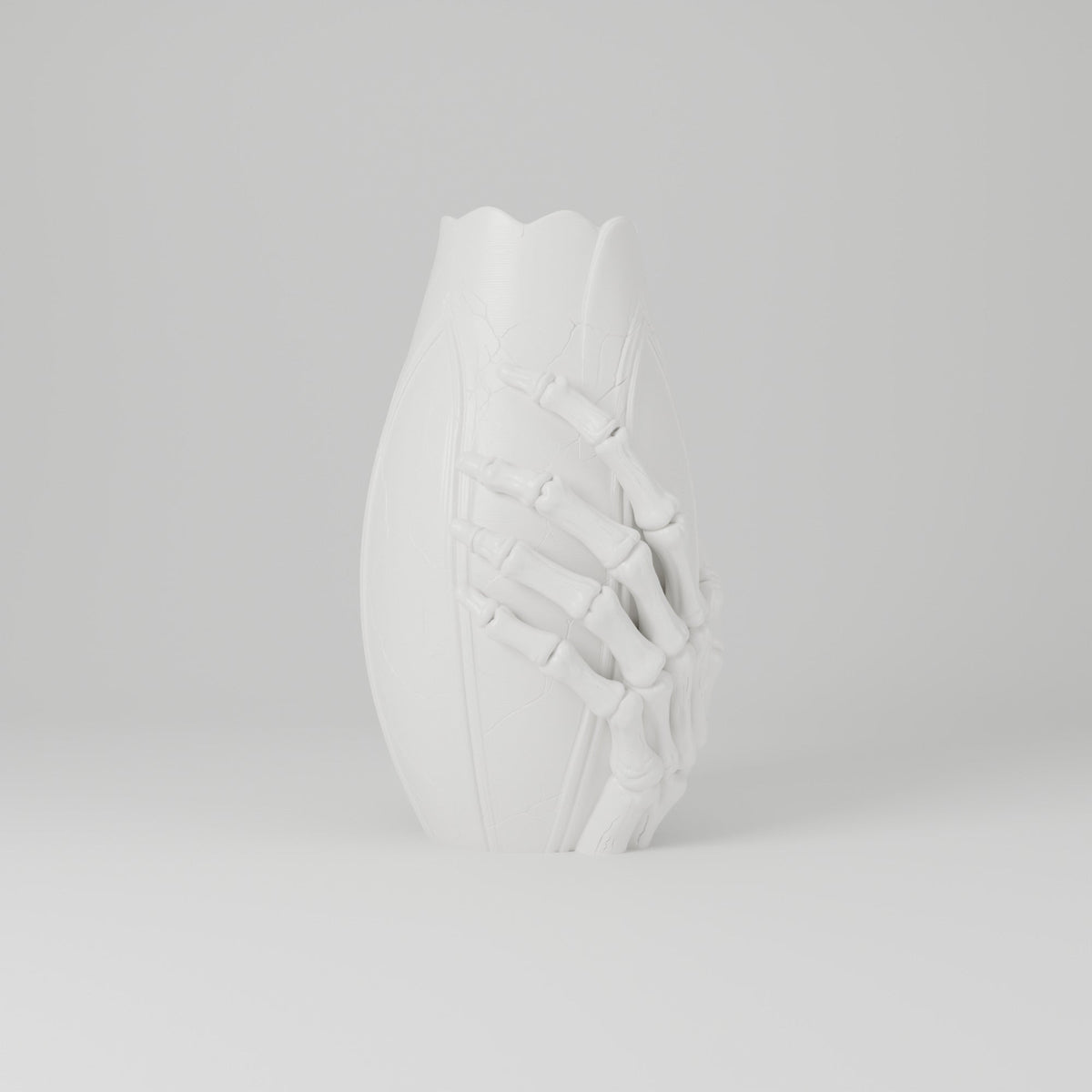 Skeleton Hand Vase – Gothic Halloween Decor - Northern Foundry