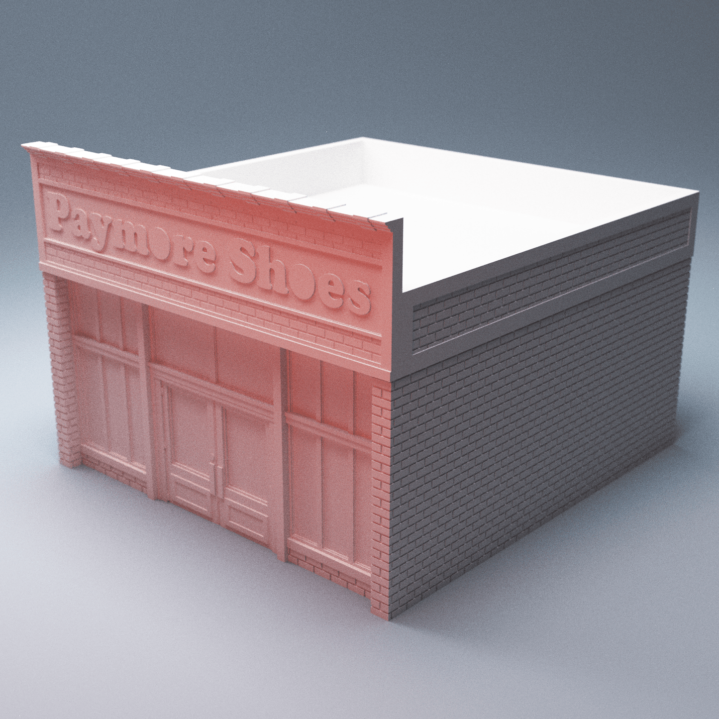 Smalltown 80s Storefronts – 4 Retro Urban Shops (28mm) - Northern Foundry