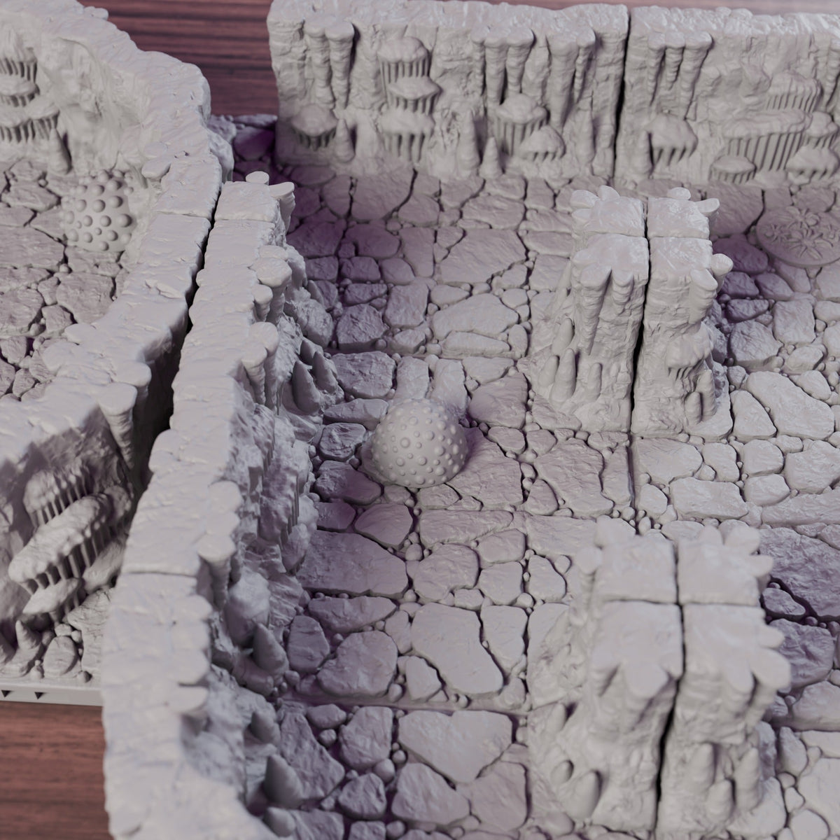 Spider Cavern Lair with Giant Spider – Dragonlock 28mm Lost Caverns - Northern Foundry