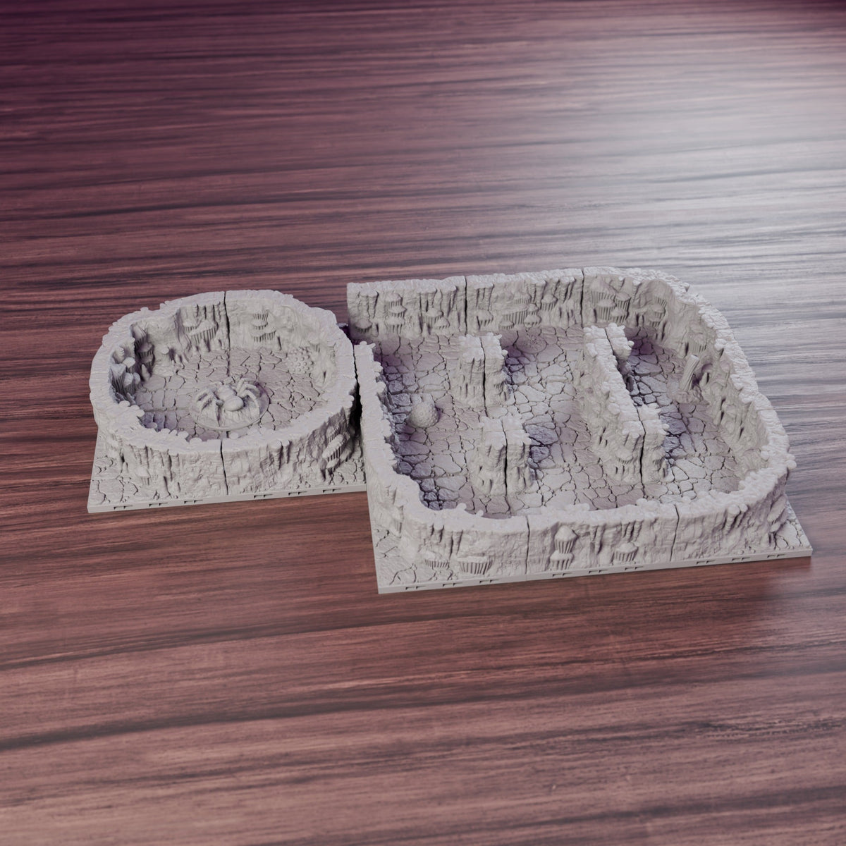 Spider Cavern Lair with Giant Spider – Dragonlock 28mm Lost Caverns - Northern Foundry
