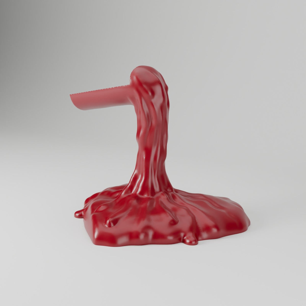Spilled Wine Bottle Holder – Heart Puddle Pouring Illusion - Northern Foundry