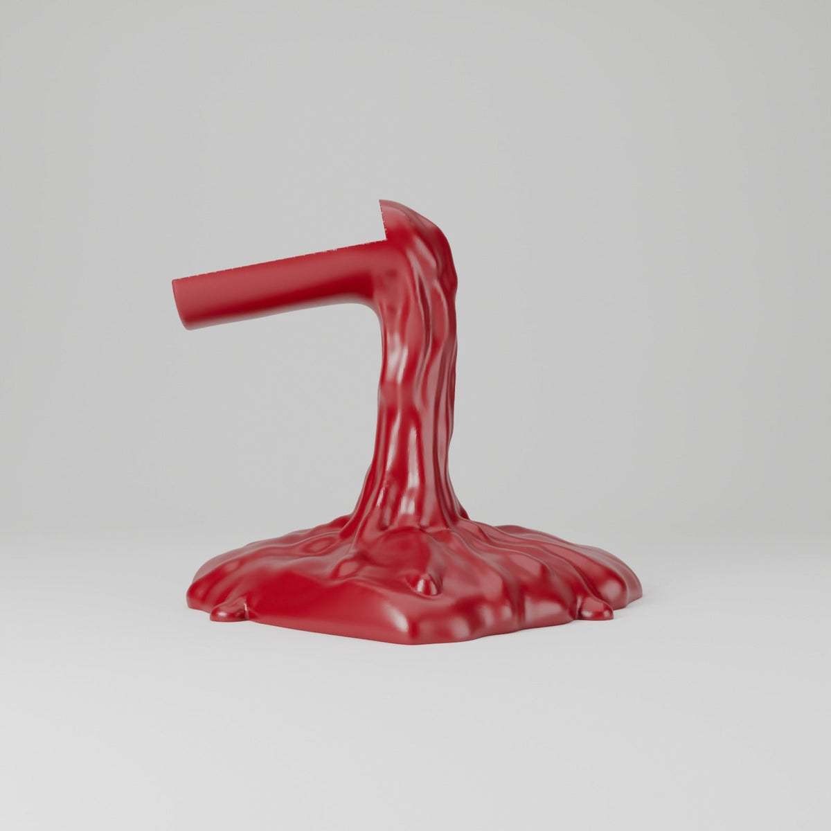 Spilled Wine Bottle Holder – Heart Puddle Pouring Illusion - Northern Foundry