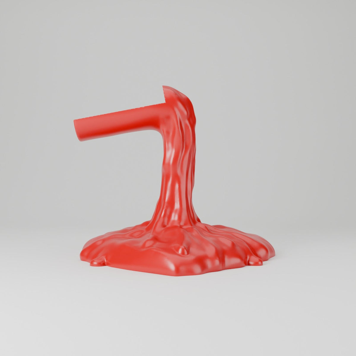 Spilled Wine Bottle Holder – Heart Puddle Pouring Illusion - Northern Foundry