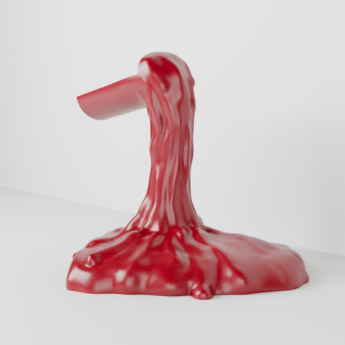Spilled Wine Bottle Holder – Heart Puddle Pouring Illusion - Northern Foundry