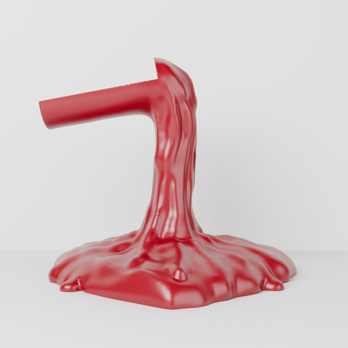 Spilled Wine Bottle Holder – Heart Puddle Pouring Illusion - Northern Foundry