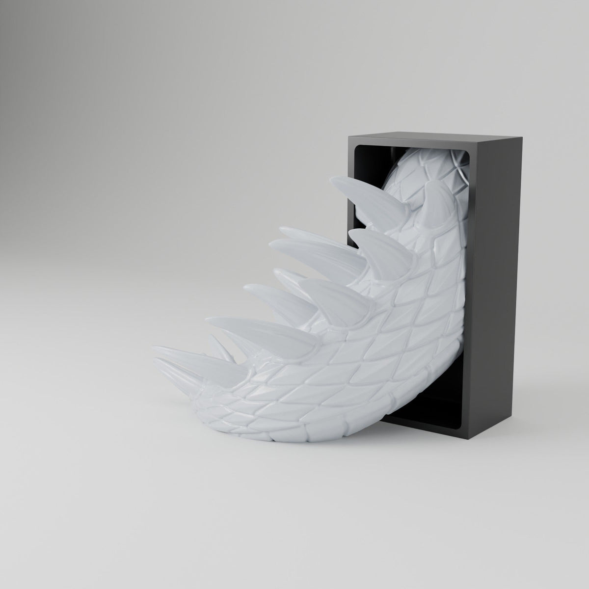 Spine Guard Dragon Book Nook – Golden Dragon Head or Tail Guarding Your Bookshelf - Northern Foundry