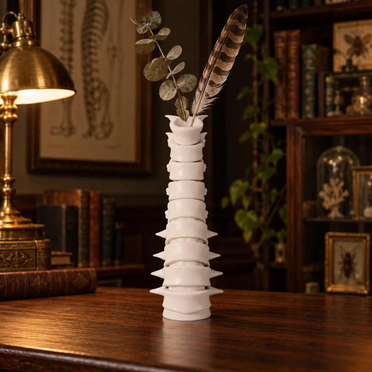Spine Vase – Sculptural Vertebrae Bud Vase - Northern Foundry