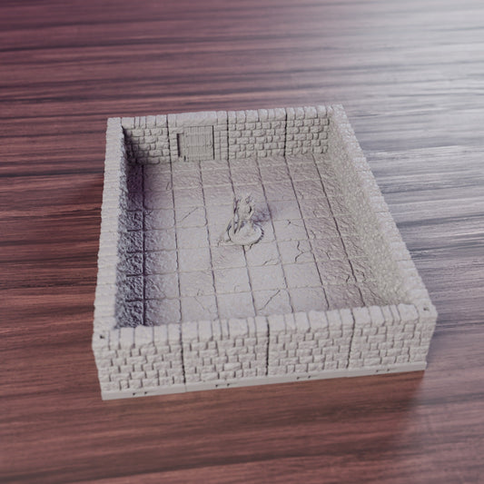 Standard Guard Room 4x6" Chamber – Dragonlock 28mm Terrain - Northern Foundry