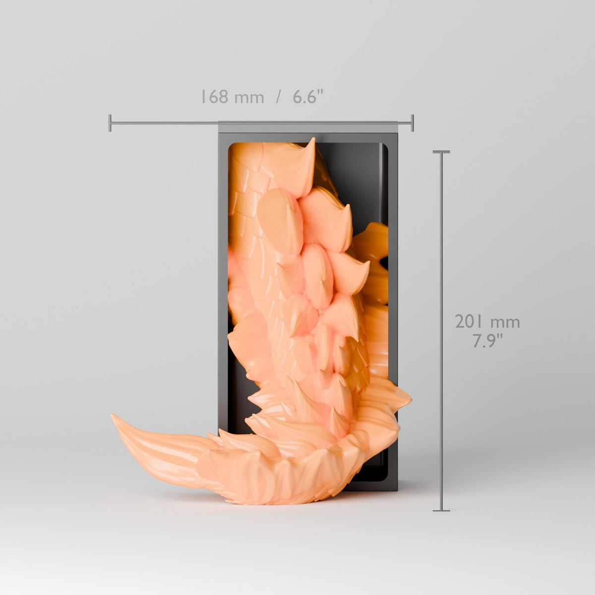 Sun Dragon Book Nook – Golden Dragon Head or Tail Bursting from Your Bookshelf - Northern Foundry