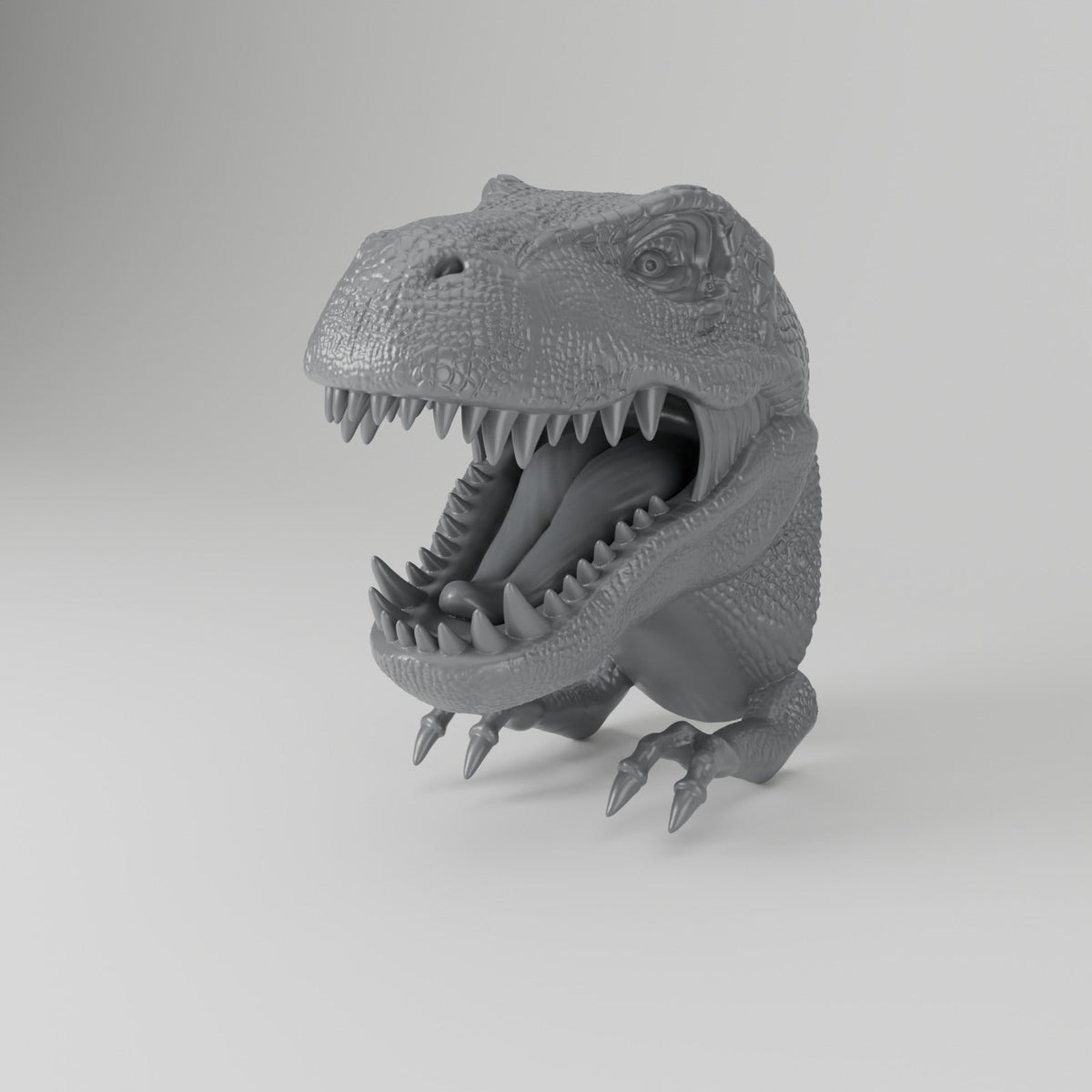 T-Rex Head Wall Mount – Dinosaur Headphone & Controller Holder - Northern Foundry