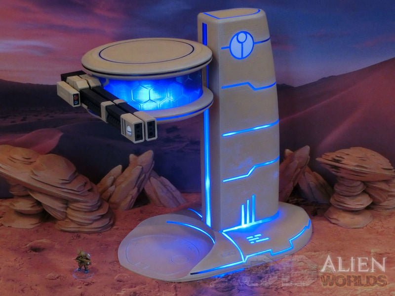 Taui Outpost Bundle – Sci-Fi Alien Base Terrain (28mm/32mm/40mm) - Northern Foundry