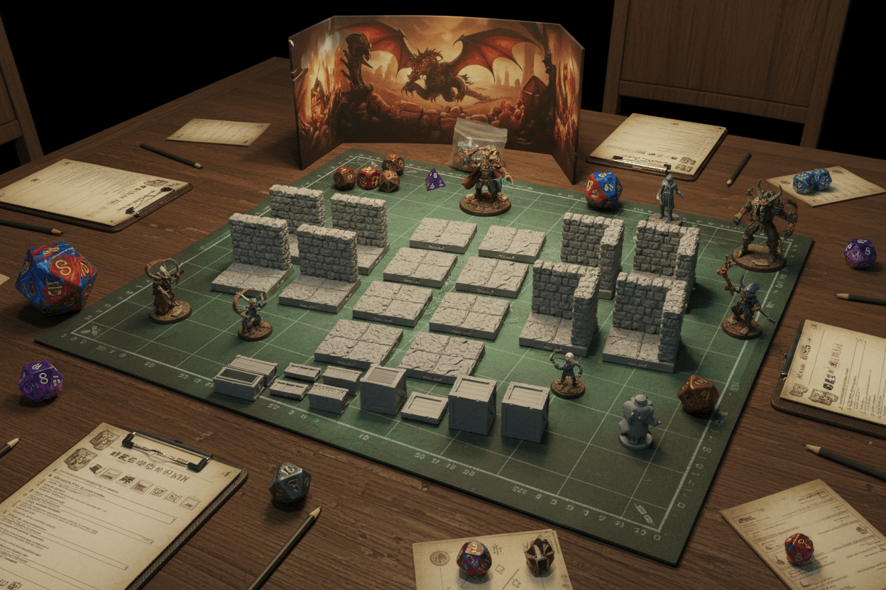 The Armory Depot — Interior Terrain — Dragonlock Dungeons — Fat Dragon Games