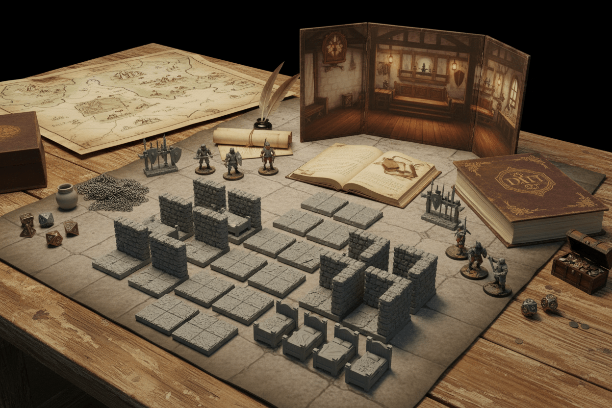 The Barracks Bunk — Interior Terrain & Scatter — Dragonlock Dungeons — Fat Dragon Games