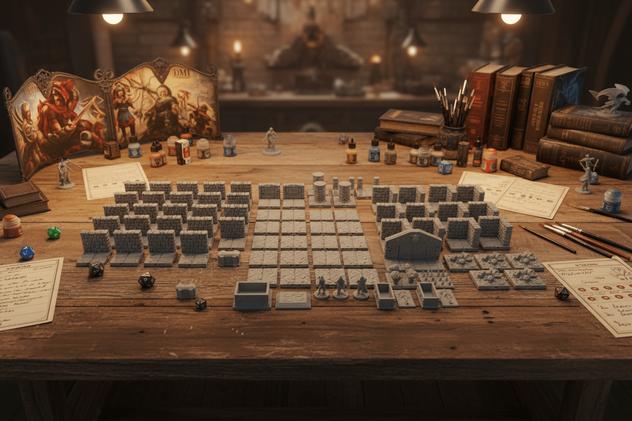 The Catacombs Mega Set | Interior Tabletop Terrain | Dragonlock Dungeons Fat Dragon Games - Northern Foundry