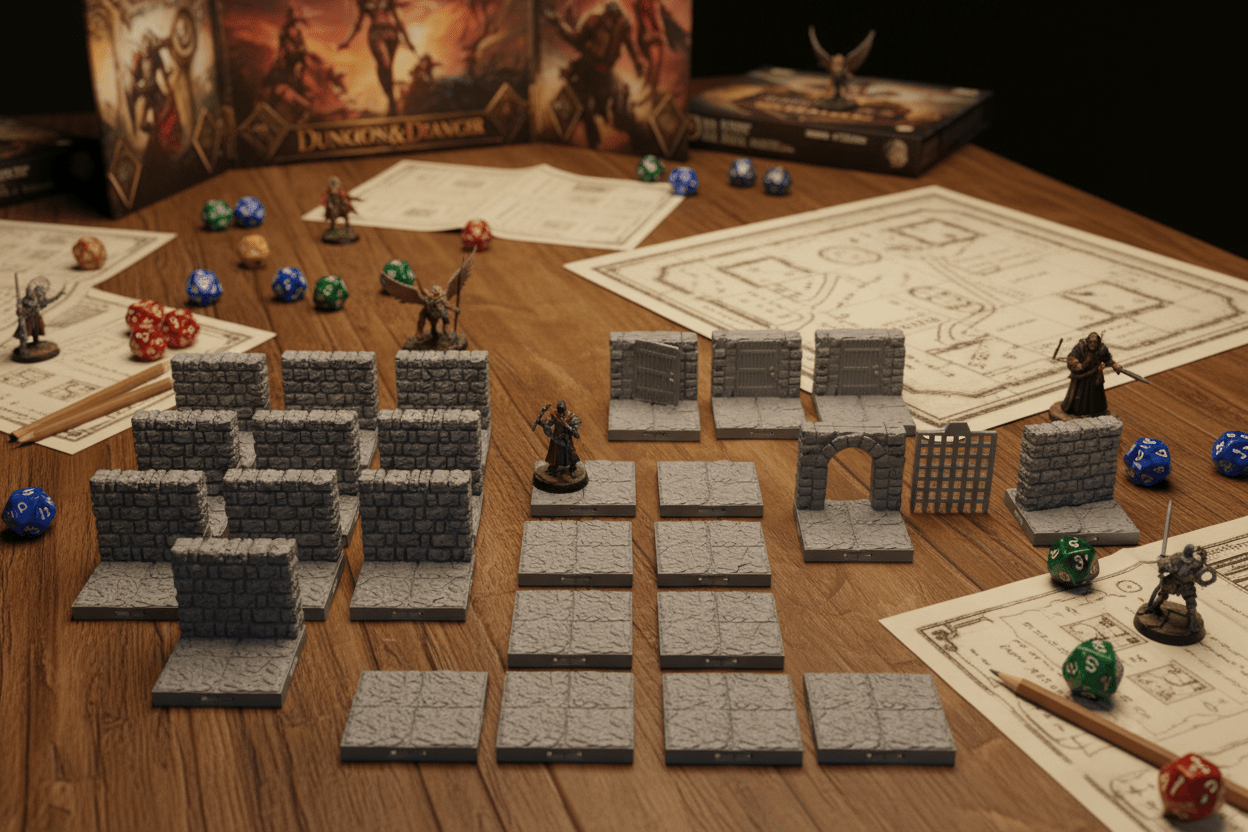 The Door Heavy Pack — 5 Working Doors — Dragonlock Dungeons — Fat Dragon Games