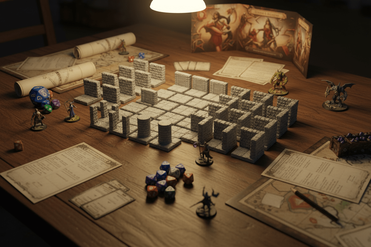The Dungeon Wing Alpha — Modular Dungeon Expansion — Dragonlock Fat Dragon Games — Pathfinder