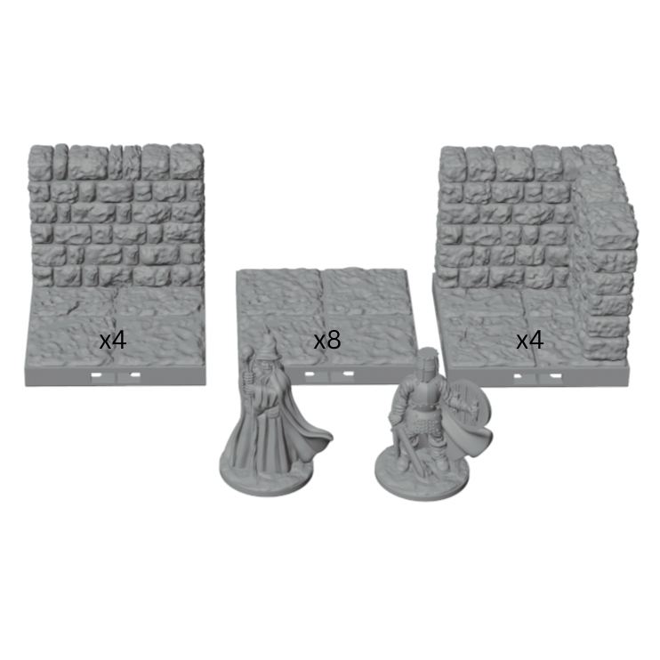 The Elongated Hall — Large Rectangular Room — Dragonlock Dungeons — Fat Dragon Games