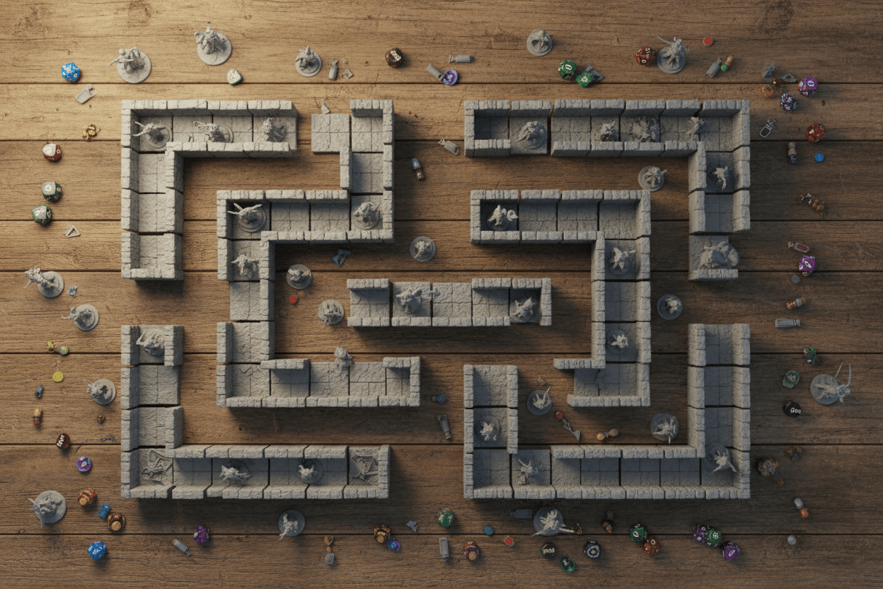 The Labyrinth Starter — Maze Pack — Dragonlock Dungeons — Fat Dragon Games