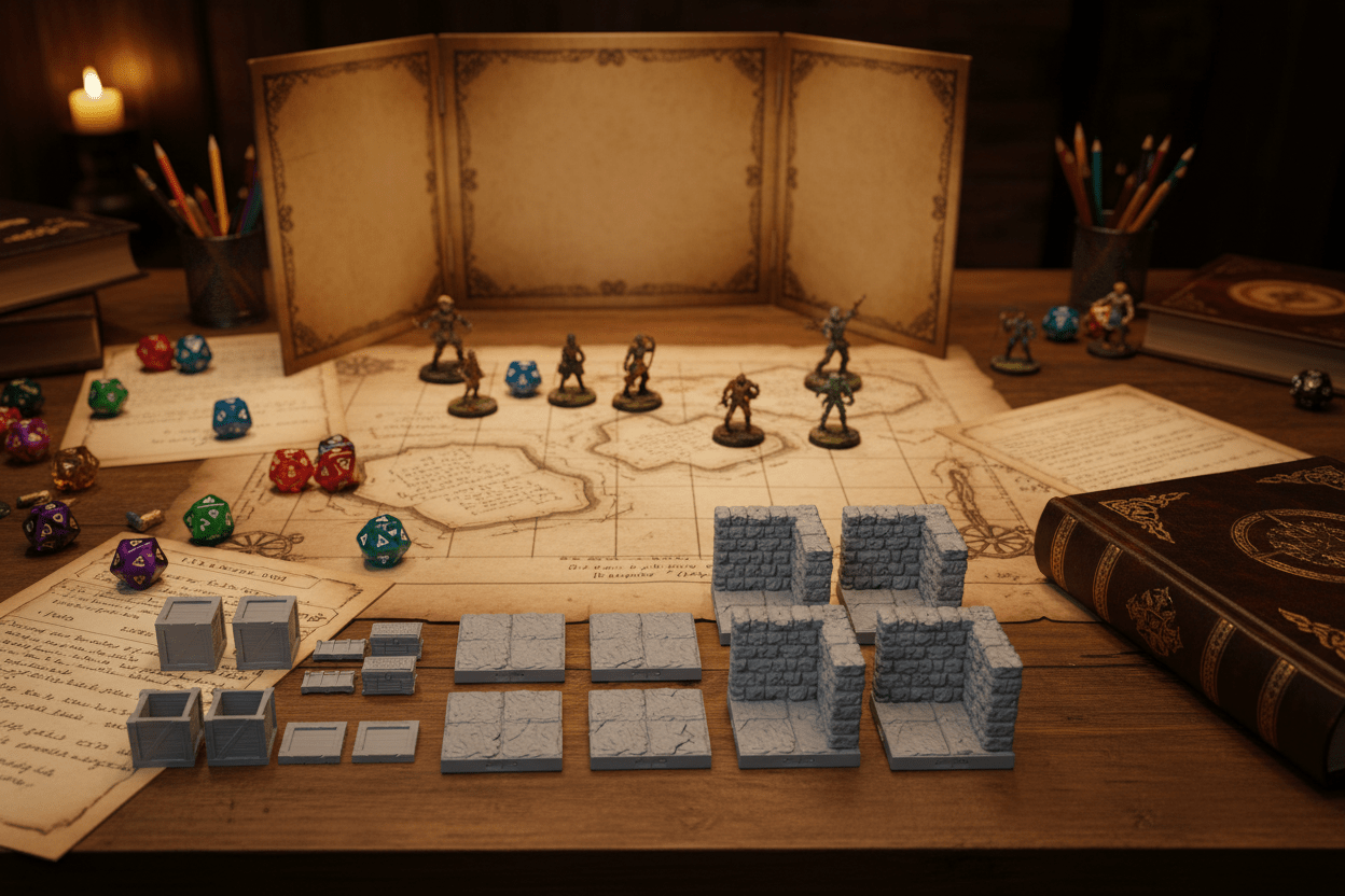 The Storeroom Stash — Interior Terrain — Dragonlock Dungeons — Fat Dragon Games