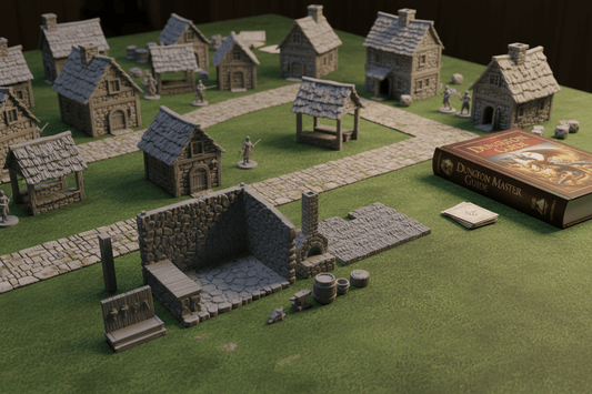The Village Blacksmith | Interior Terrain Set | Fat Dragon Games Dragonshire Series - Northern Foundry
