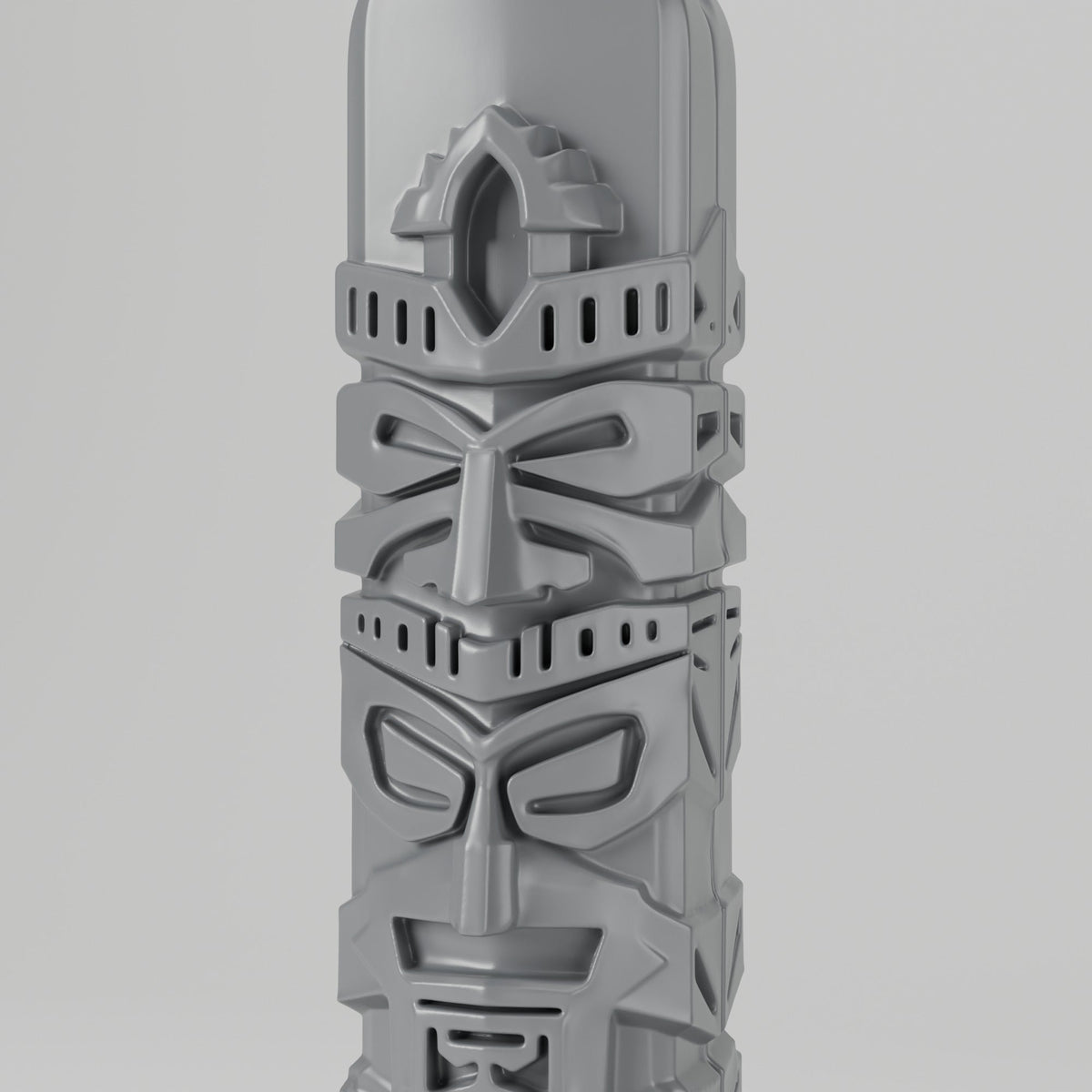 Tiki Totem Headphone Stand – Carved Tribal Headset Holder - Northern Foundry