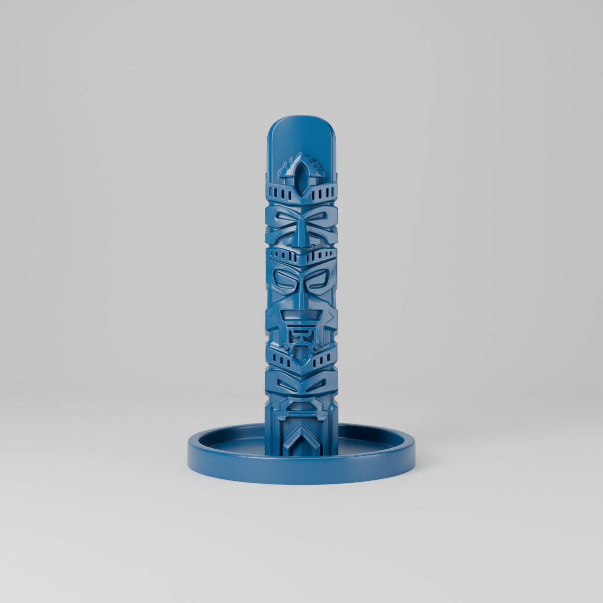 Tiki Totem Headphone Stand – Carved Tribal Headset Holder - Northern Foundry