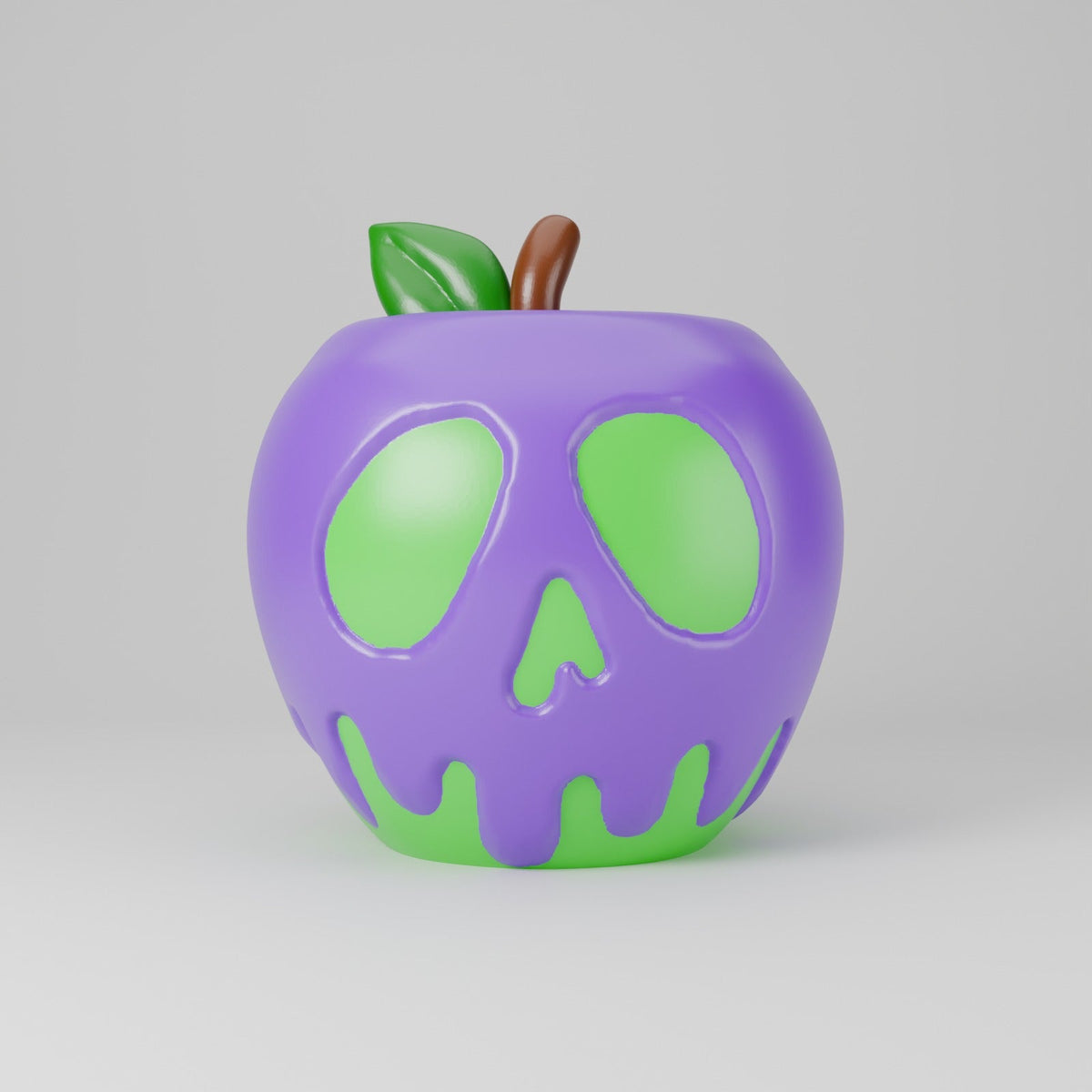Toxic Apple Lantern – Poison Apple Skull LED Tealight Holder for Halloween - Northern Foundry