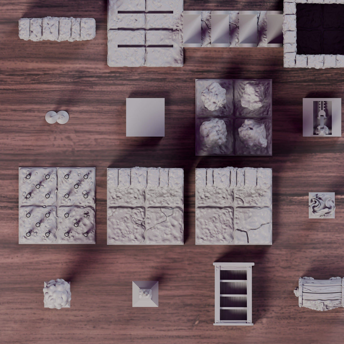 Trap Tile Pack – 14 Working Dungeon Traps (Dragonlock 28mm) - Northern Foundry