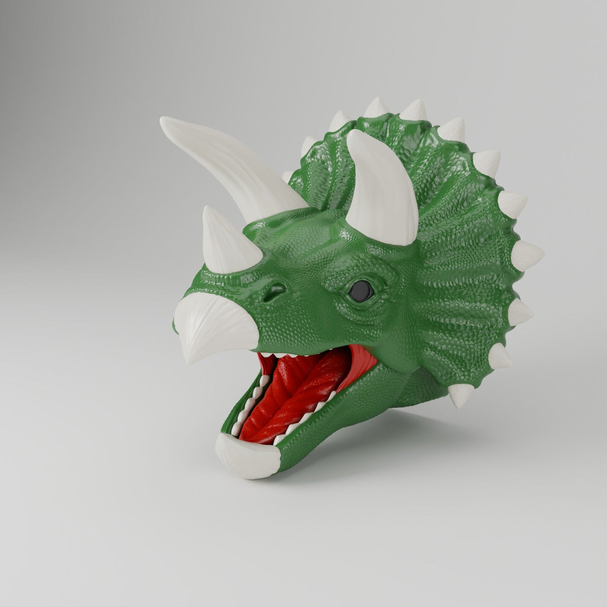Triceratops Head Wall Mount – Dinosaur Headset & Controller Holder - Northern Foundry
