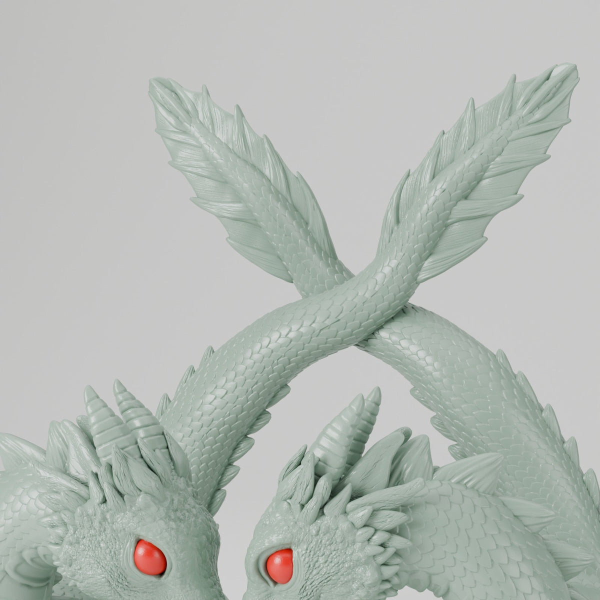 Twin Flame Dragon Book Display – Two Dragons Holding Up Your Book - Northern Foundry
