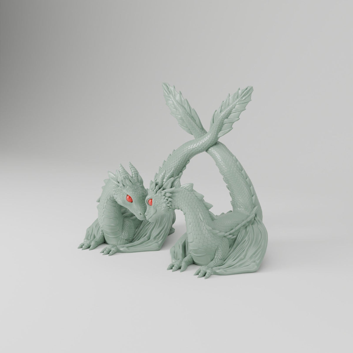 Twin Flame Dragon Book Display – Two Dragons Holding Up Your Book - Northern Foundry