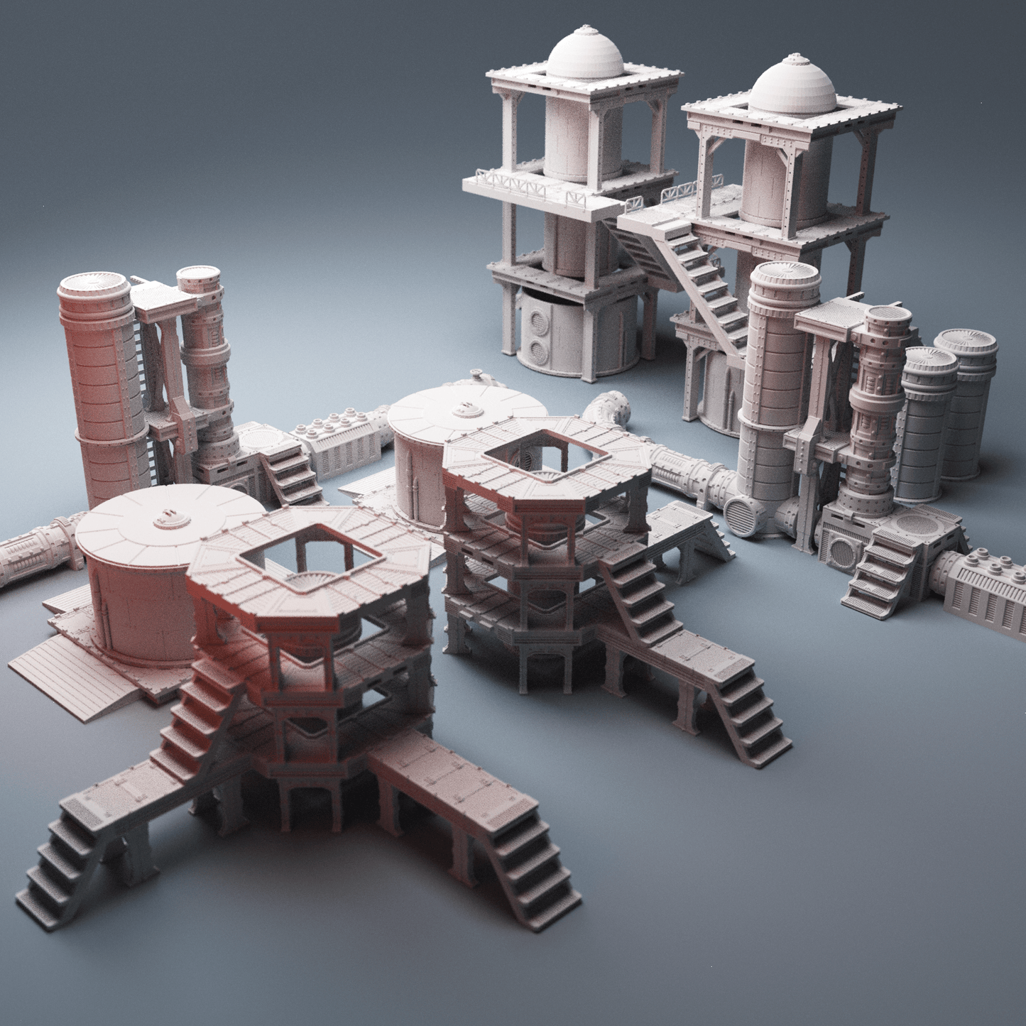 UnderNidus Industrial Works — Grimdark Refinery &amp; Factory Set - Northern Foundry