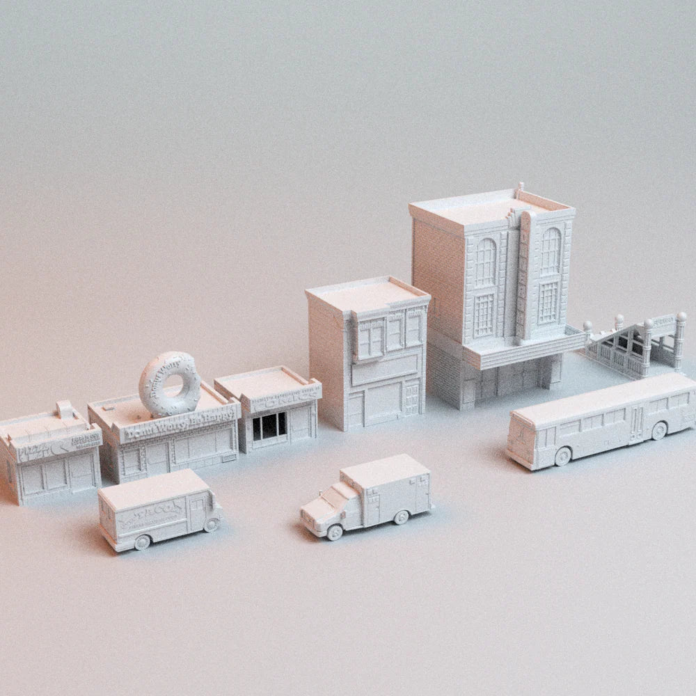 Pizza Shop tabletop terrain building