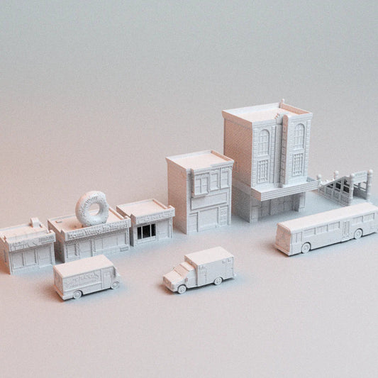 Pizza Shop tabletop terrain building