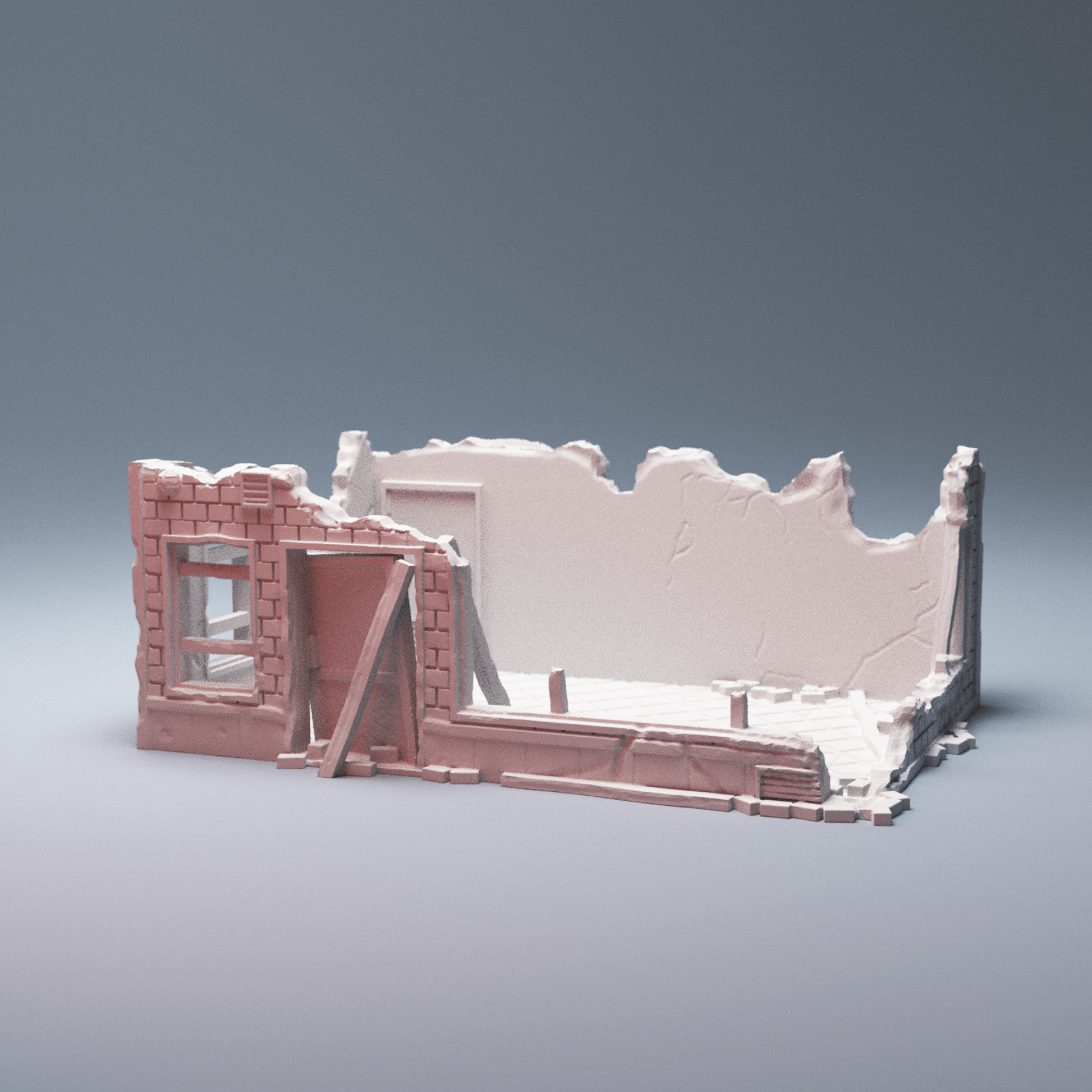 Urban Ruined Buildings Bundle – 4 Post-Apocalyptic Structures (28mm/40mm) - Northern Foundry
