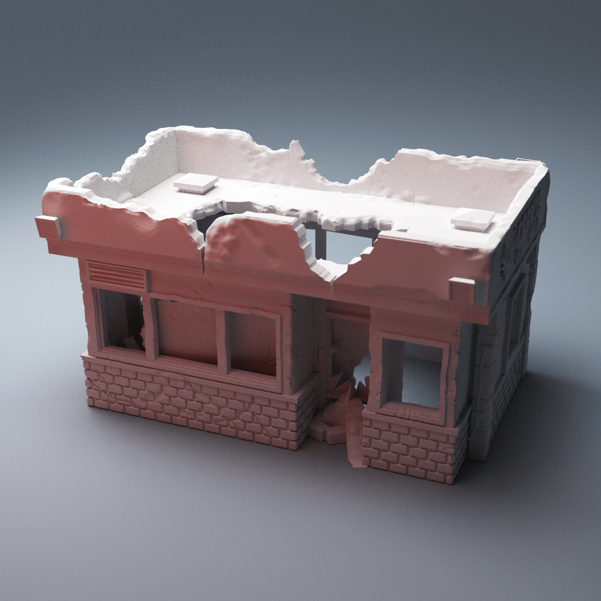Urban Ruined Buildings Bundle – 4 Post-Apocalyptic Structures (28mm/40mm) - Northern Foundry