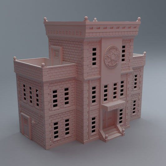 Urban Starter Phase 1 Bundle – 9 Modern City Buildings, Police Station & Scatter (28mm/32mm/40mm) - Northern Foundry